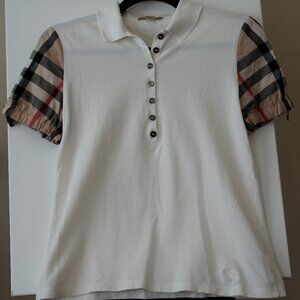 Burberry Brit Polo Size Medium Designer Casual Top